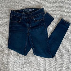 High Waisted Dark Wash Jeans